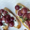 Grape, Feta crostini